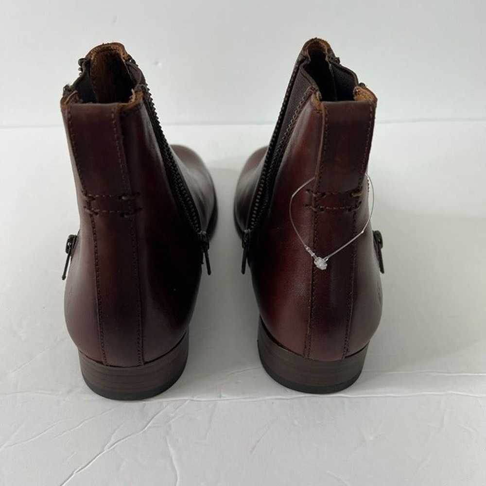 Frye Ankle boots Carly Zip Chelsea shoes cognac S… - image 5
