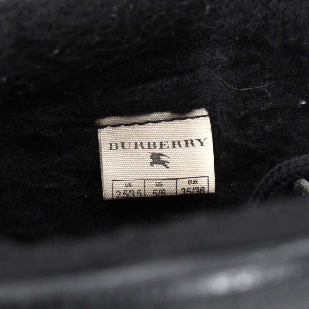 Burberry Black Tan Nova Check Snow Rain Boots 36 … - image 4