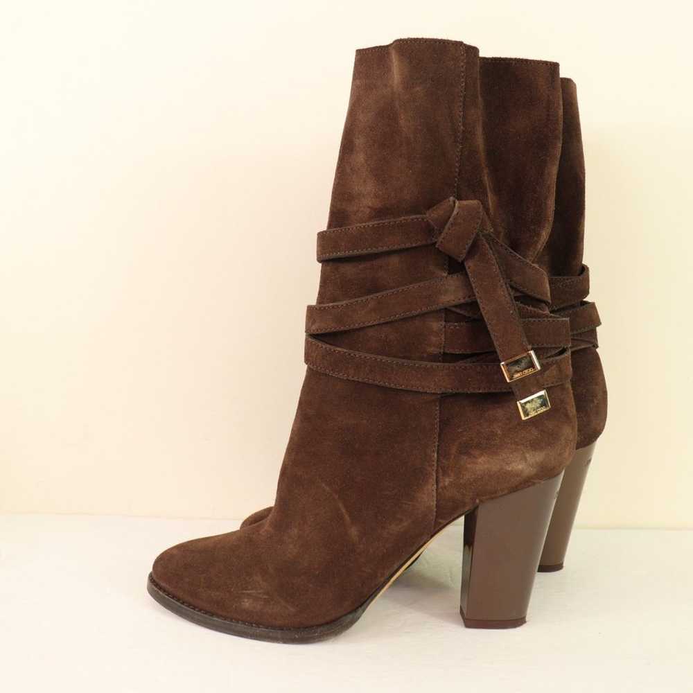 Jimmy Choo Suede Booties size 39.5 - image 4