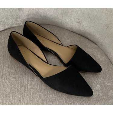 NWOB J Crew Women’s Shoes Size 9.5 Black Faux Sue… - image 1
