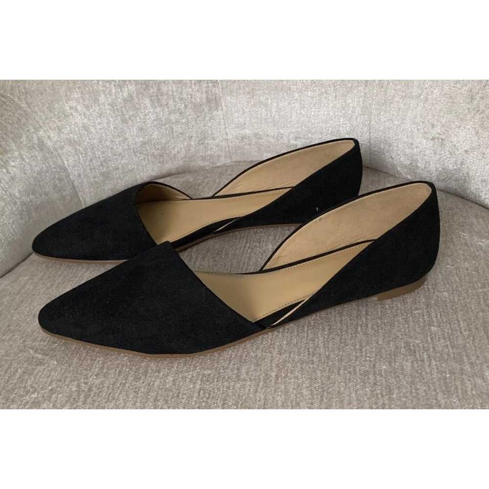 NWOB J Crew Women’s Shoes Size 9.5 Black Faux Sue… - image 3