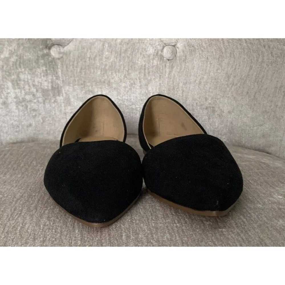 NWOB J Crew Women’s Shoes Size 9.5 Black Faux Sue… - image 4