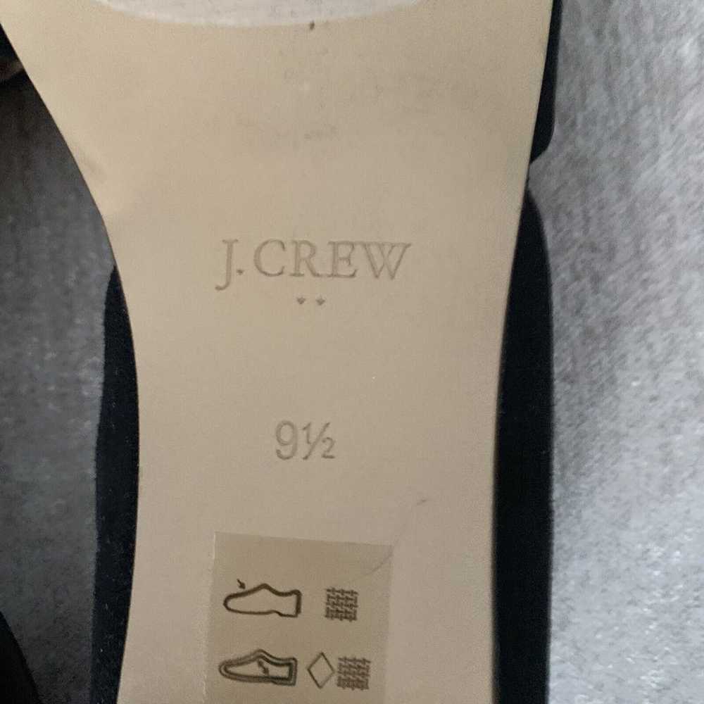 NWOB J Crew Women’s Shoes Size 9.5 Black Faux Sue… - image 7