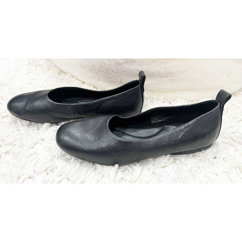 BORN Beca Leather Ballet Flat Shoes Womens Sz 7.5… - image 1