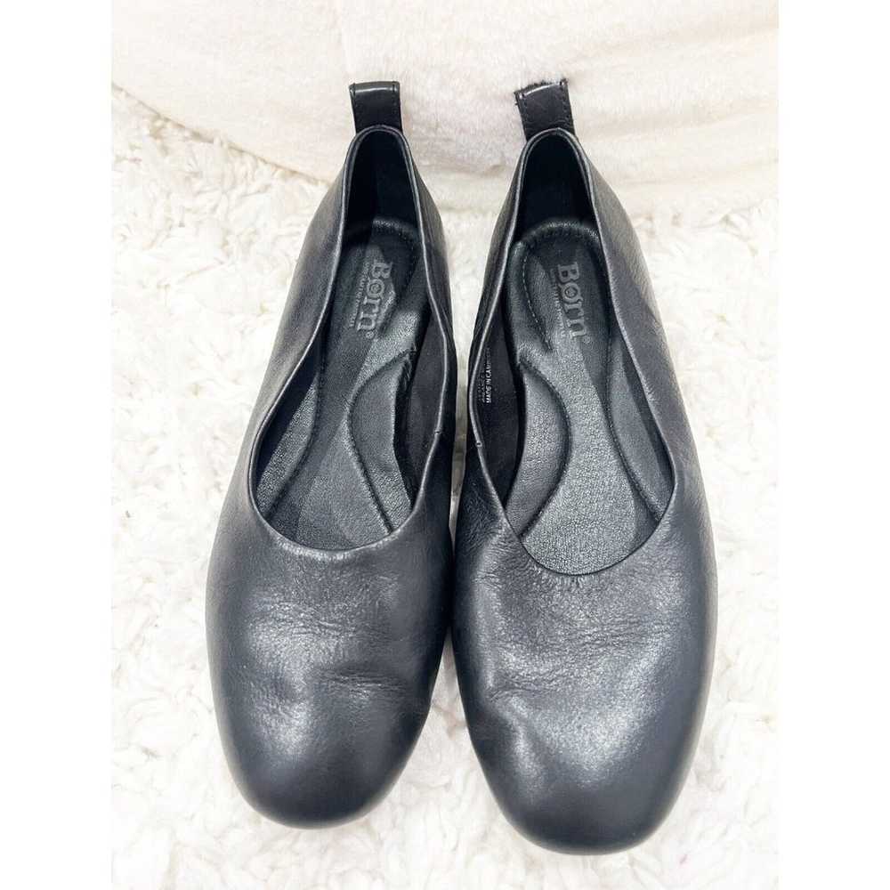 BORN Beca Leather Ballet Flat Shoes Womens Sz 7.5… - image 3