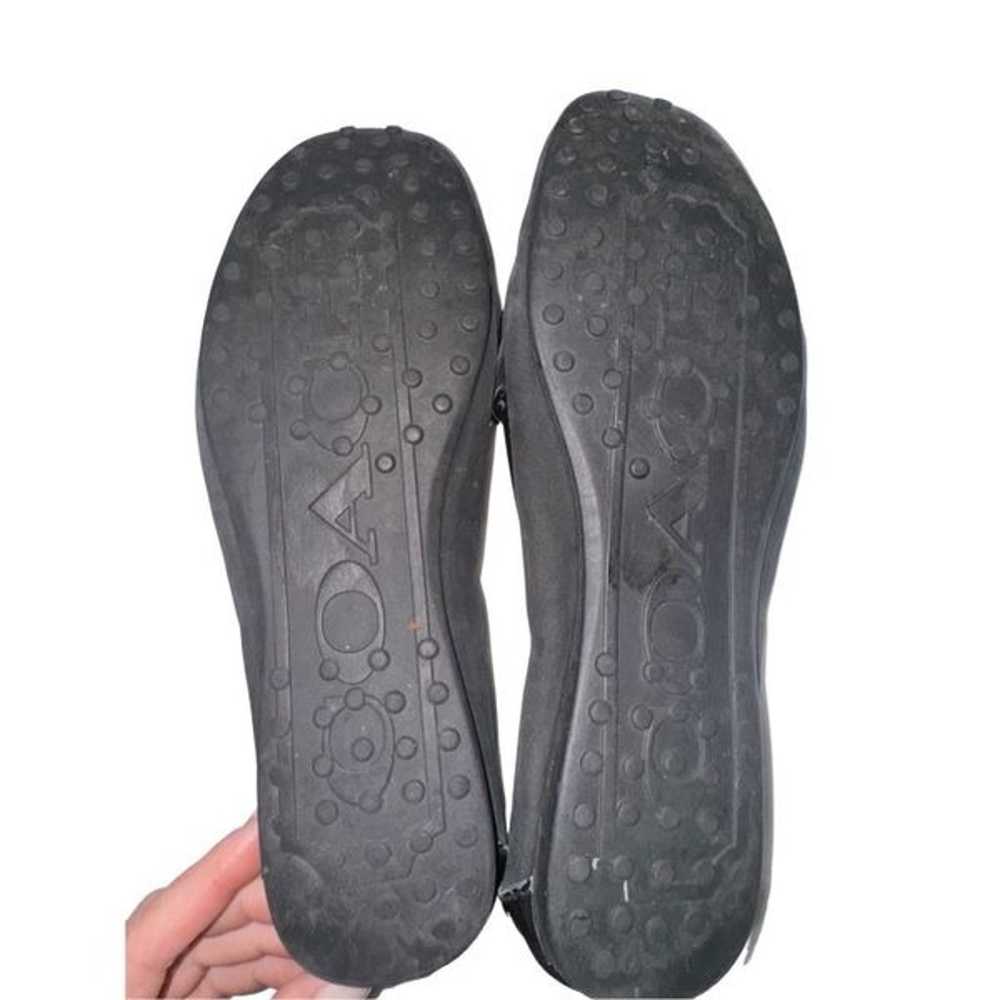 Coach Fonda Black Suede/Patent Leather Loafers Fl… - image 8