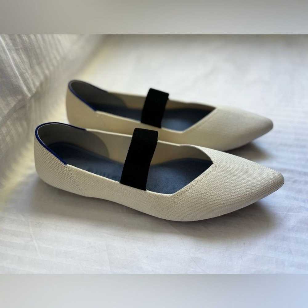 Rothy’s The Point Mary Jane Ballet Flats White - image 4