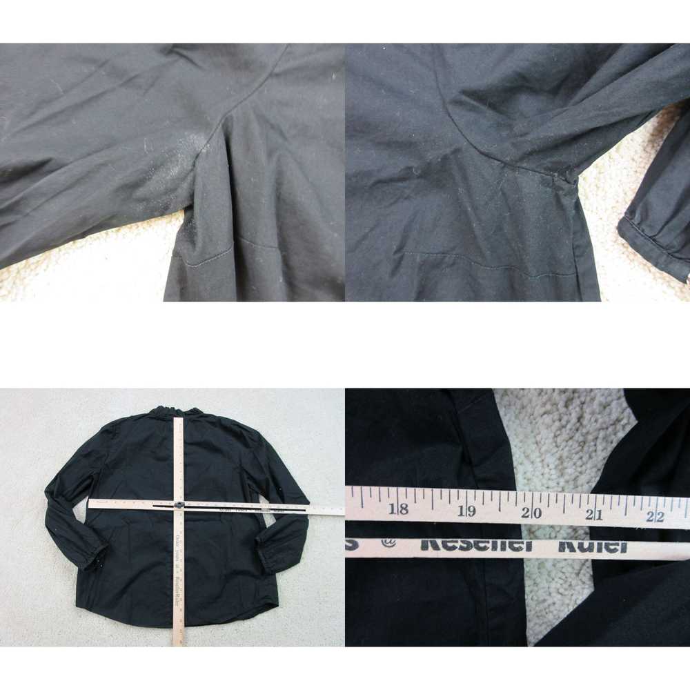 J.Crew J Crew Shirt Women Medium Black Long Sleev… - image 4