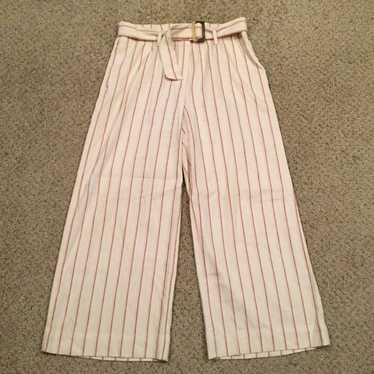 Vintage J.Jill Cropped Pants Womens Small Beige S… - image 1