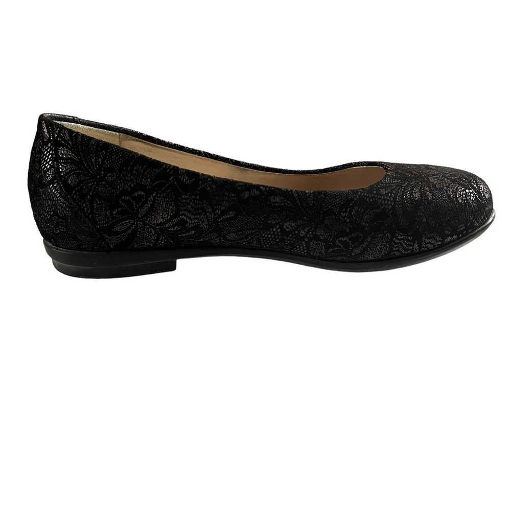SAS Ballet Flat Shoes Black Lace Size 7 New - image 9