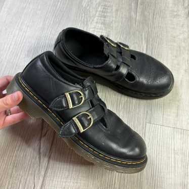 Dr. Martens Mary Jane Smooth Black Double Strap S… - image 1