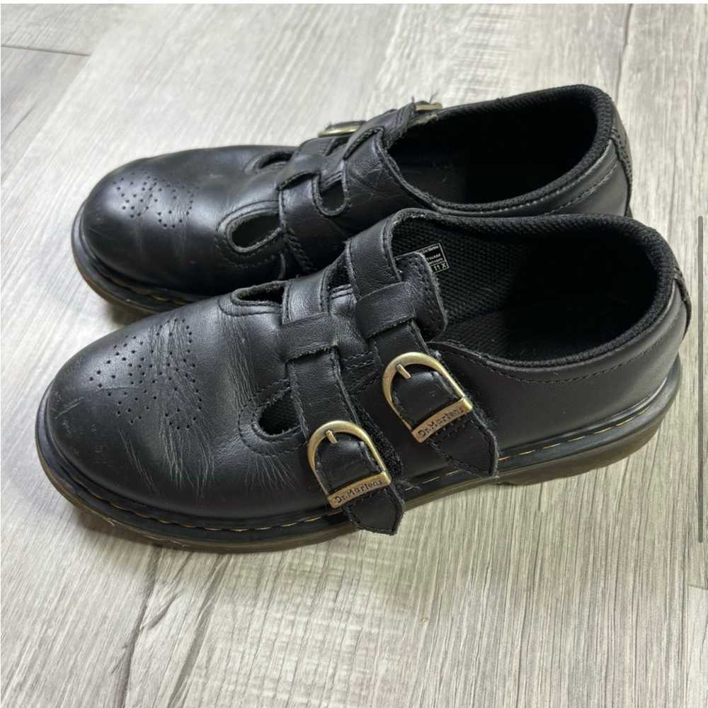 Dr. Martens Mary Jane Smooth Black Double Strap S… - image 4