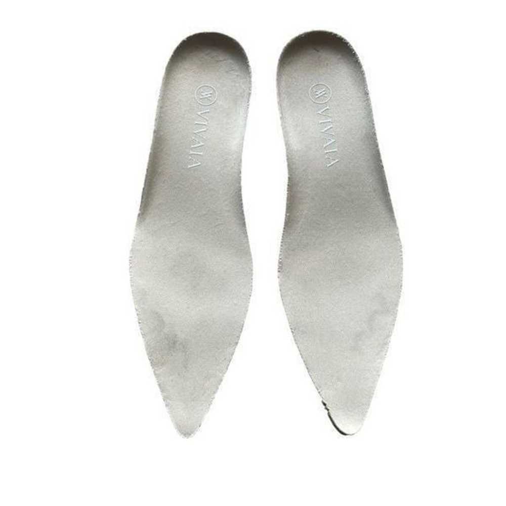 VIVAIA Pointed-Toe Bow Flats-Cream Ivory Ballet L… - image 11