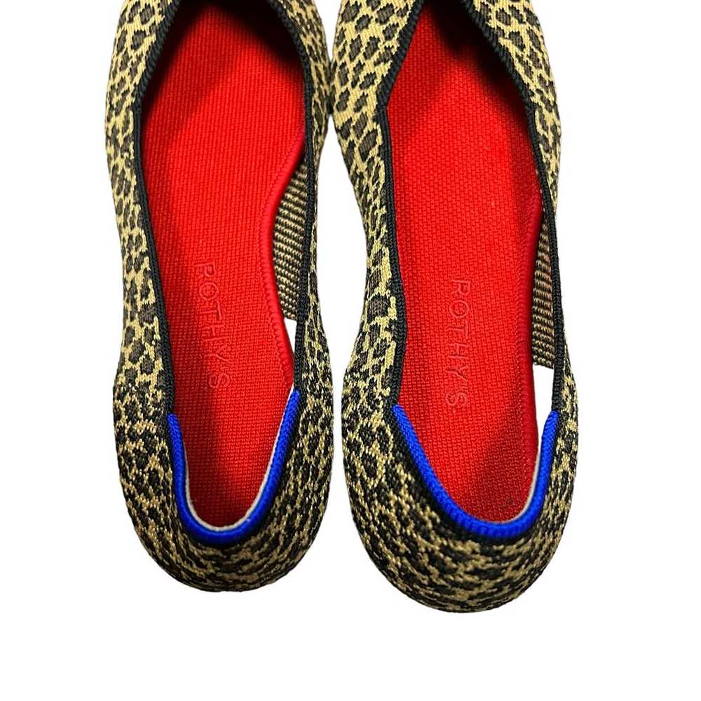 Rothy’s Point “Little Cat” Animal Print Flats Wom… - image 7