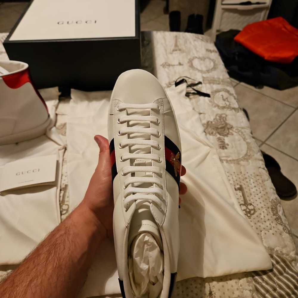 Gucci Ace leather high trainers - image 6