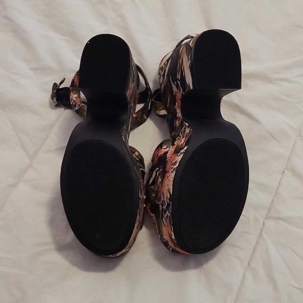 Guess Rachel Chunky Platform Sandals Tropical Pri… - image 6