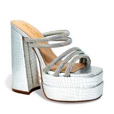 Chase and Chloe | Embellished Multi Strap Sandal