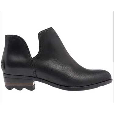 Sorel Black leather Lolla II cutout ankle boot wo… - image 1