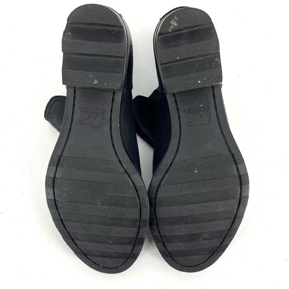 Sorel Black leather Lolla II cutout ankle boot wo… - image 7