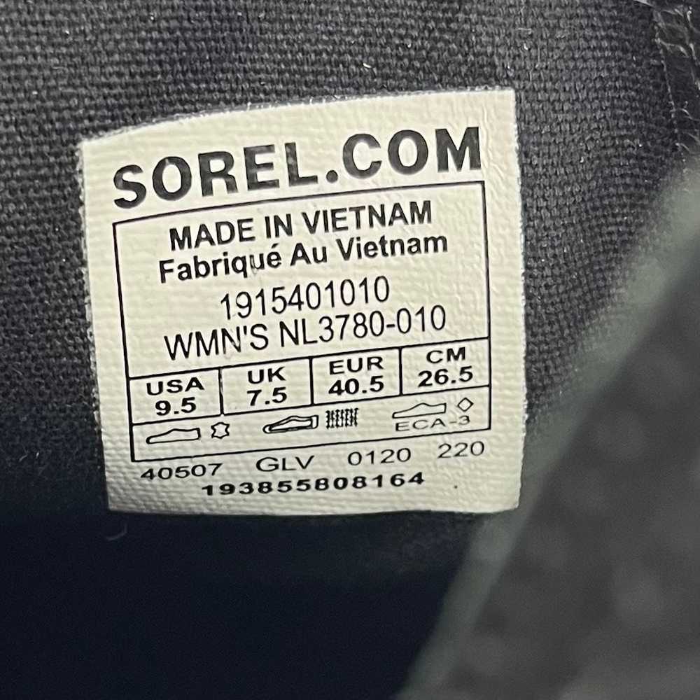 Sorel Black leather Lolla II cutout ankle boot wo… - image 9