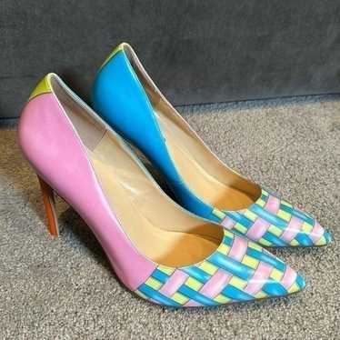 Women’s YCG Multicolored Fun Stiletto High Heels … - image 1