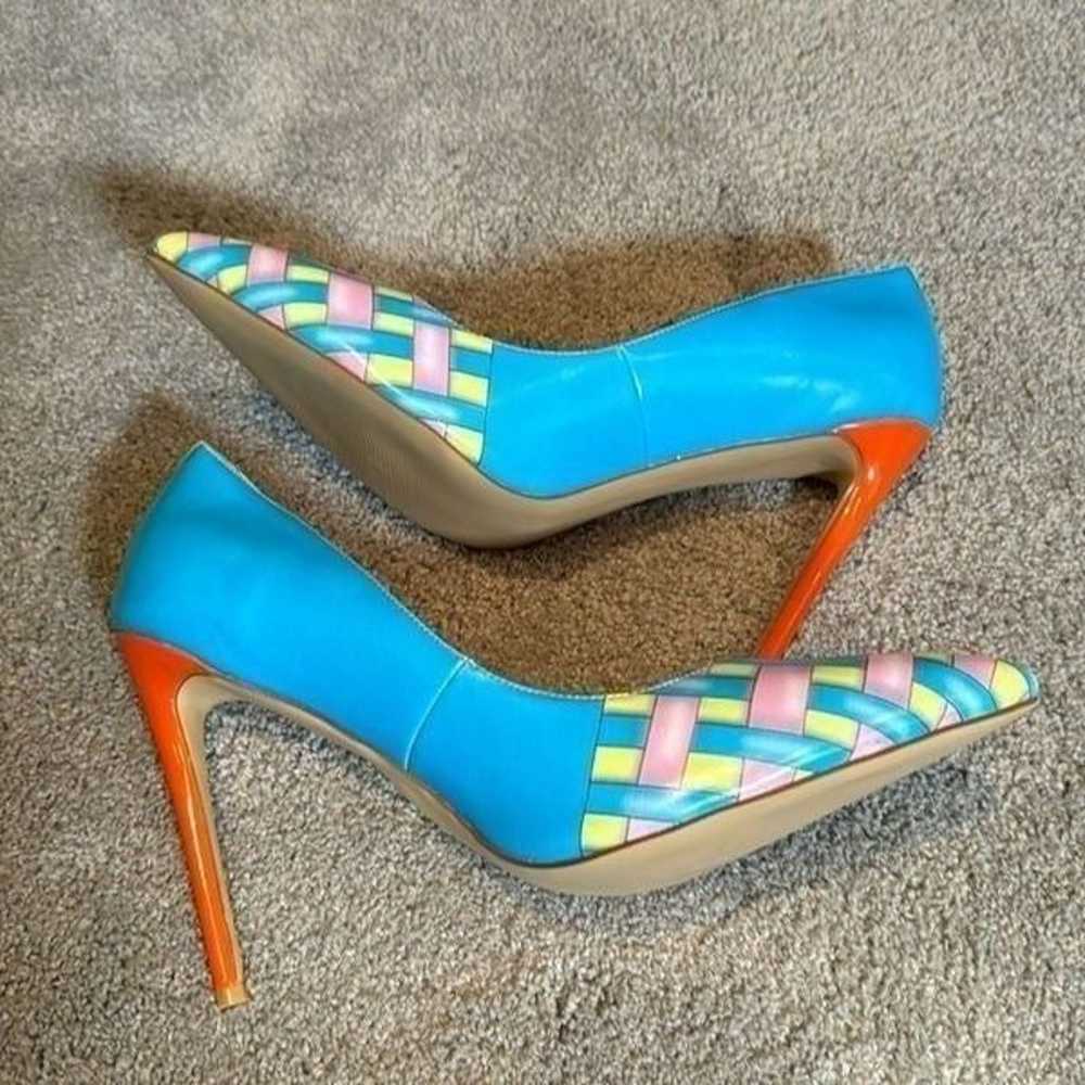 Women’s YCG Multicolored Fun Stiletto High Heels … - image 5