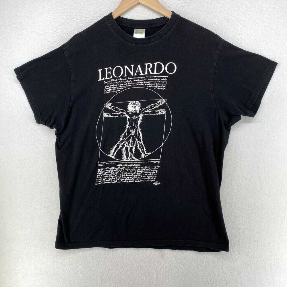 Vintage LEONARDO DA VINCI Shirt Mens XL VITRUVIAN… - image 2