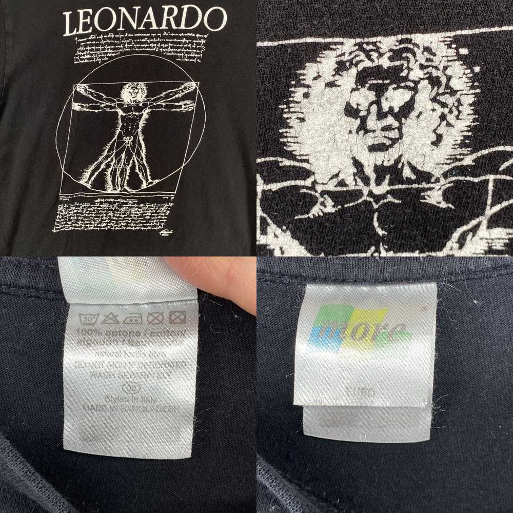 Vintage LEONARDO DA VINCI Shirt Mens XL VITRUVIAN… - image 4