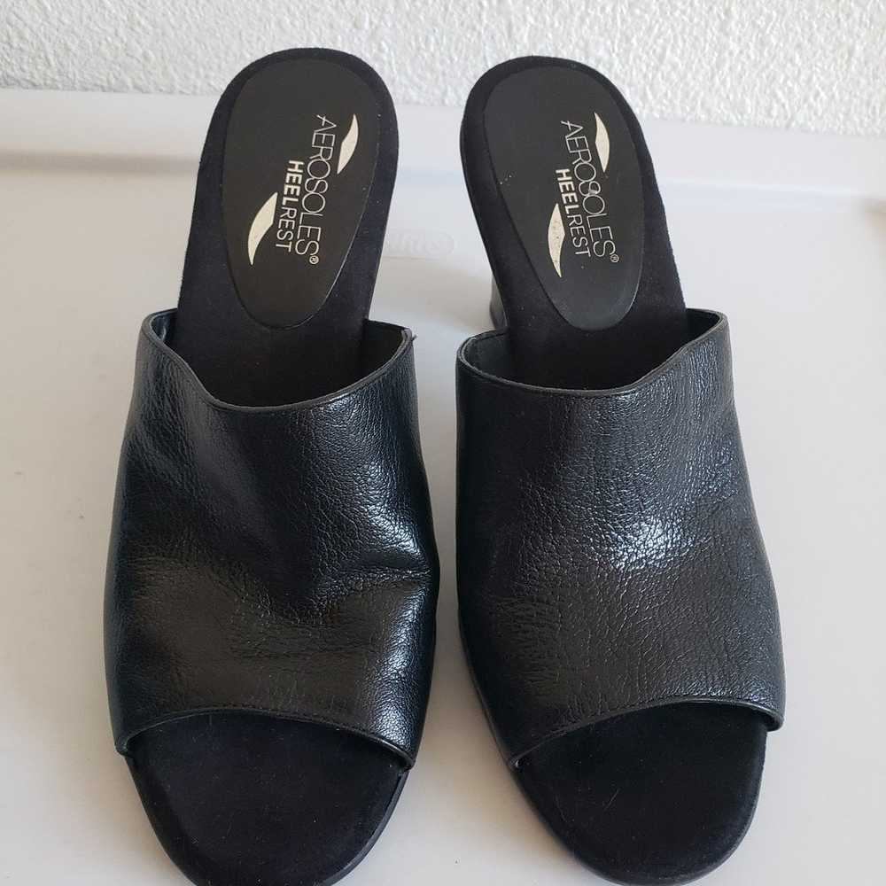 Aerosoles Heelrest Brilliance Women Black Leather… - image 10