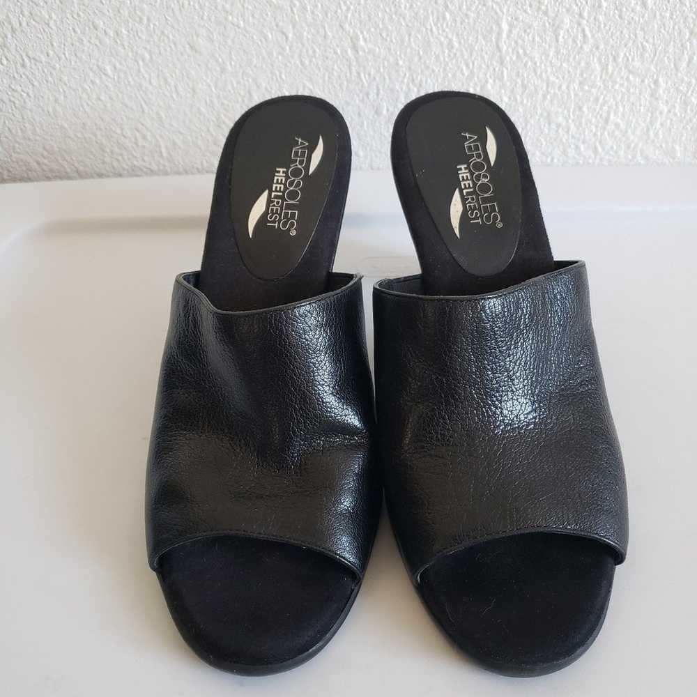 Aerosoles Heelrest Brilliance Women Black Leather… - image 2
