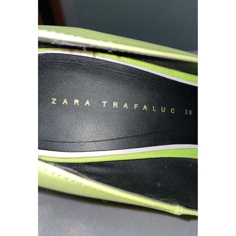 Zara Trafaluc Lime Green Neon Heels Pumps Blogger… - image 5