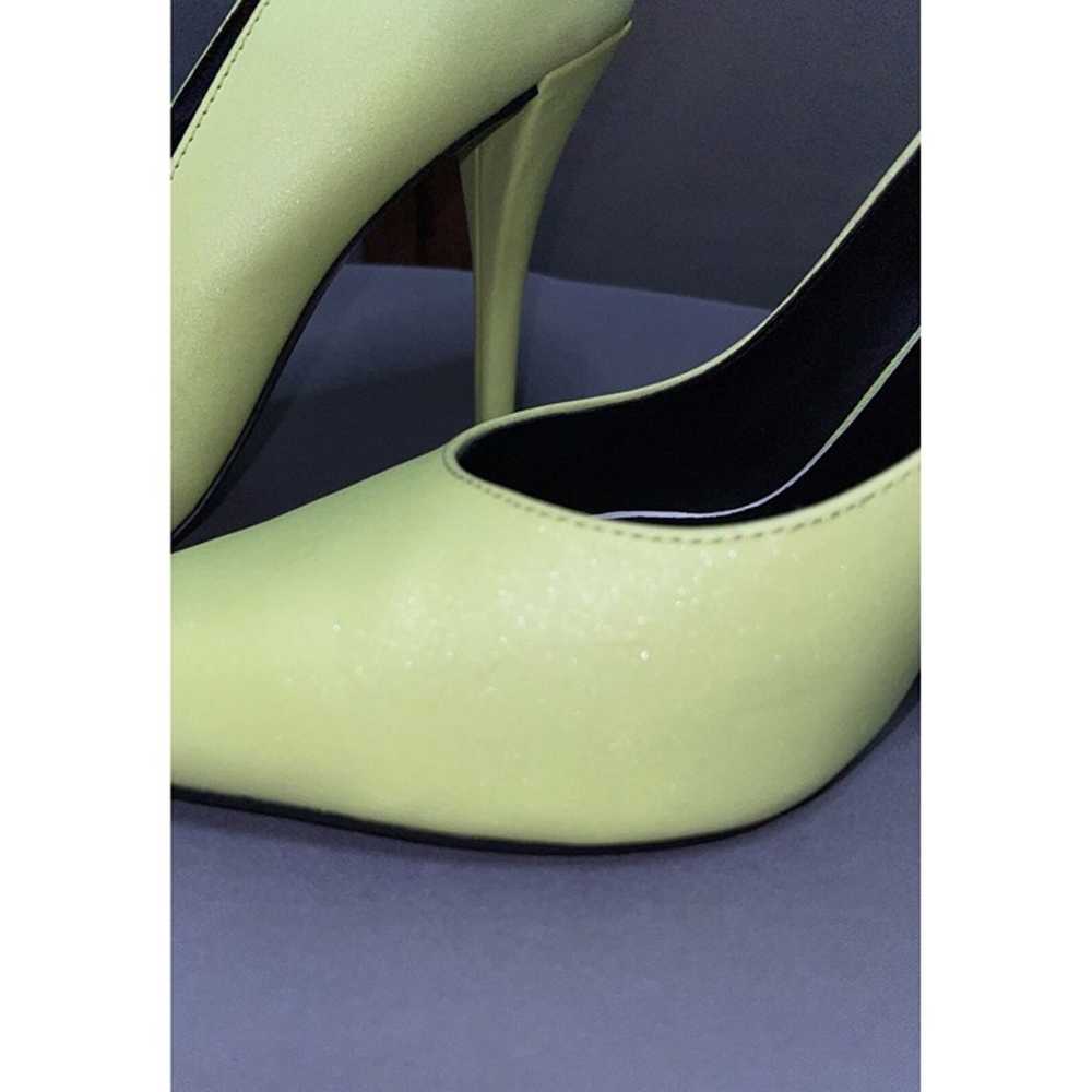 Zara Trafaluc Lime Green Neon Heels Pumps Blogger… - image 8