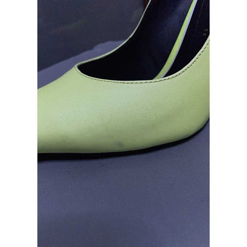 Zara Trafaluc Lime Green Neon Heels Pumps Blogger… - image 9