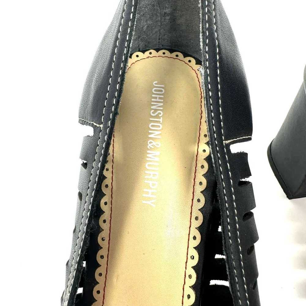 Johnston & Murphy size 9.5 like new black heels p… - image 3