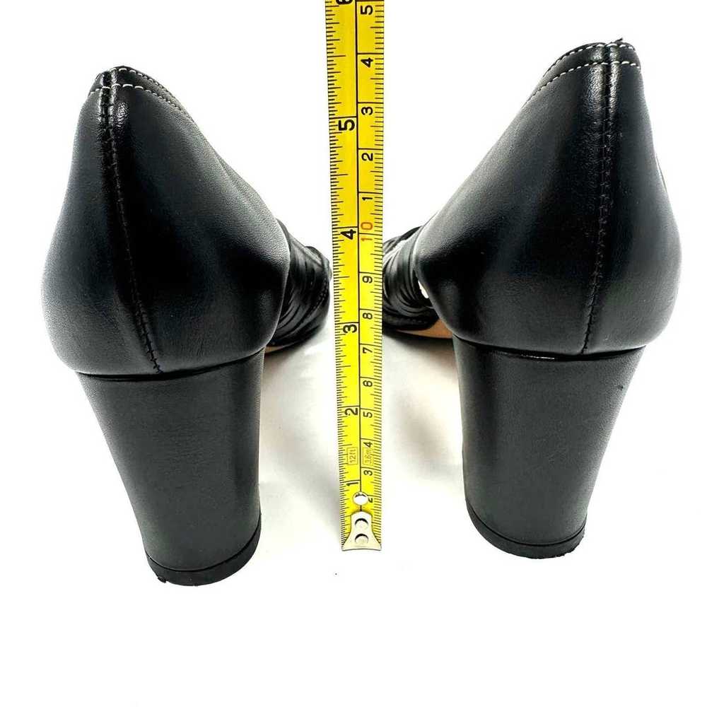 Johnston & Murphy size 9.5 like new black heels p… - image 6