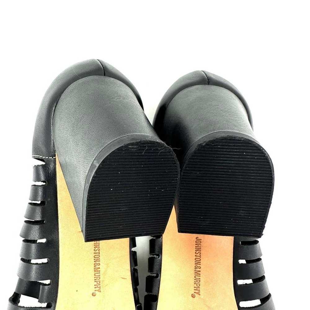 Johnston & Murphy size 9.5 like new black heels p… - image 8