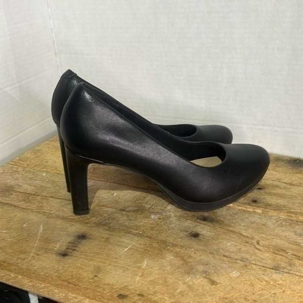 Clarks Ambyr Joy black Dress Pumps leather heels … - image 3