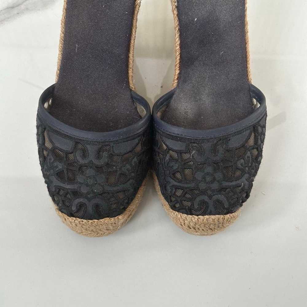 Tory Burch floral mesh wedges - image 4