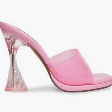 Steve Madden Women's Lipa Pink Pumps Sandals High 