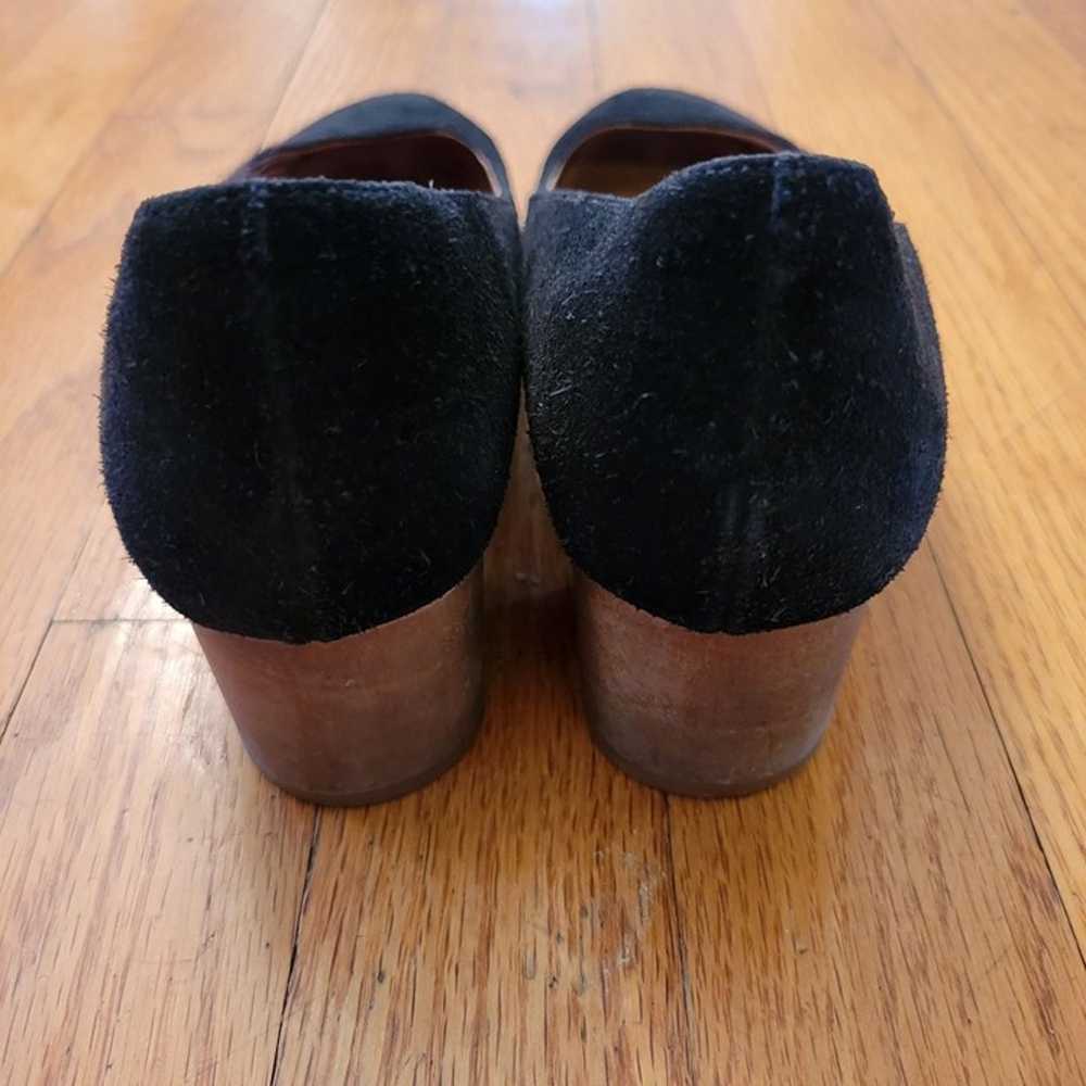 Madewell 6 Black Leather Heels Shoes ELLA Pump - image 7