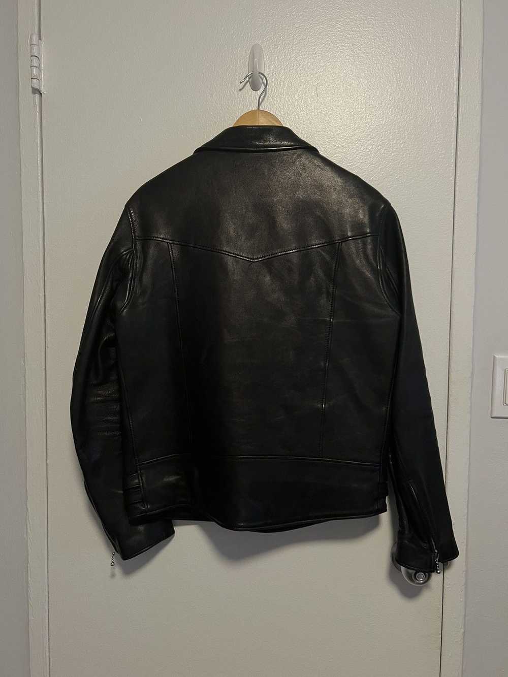 Blackmeans Double Rider Leather Jacket - Size 5 - image 2