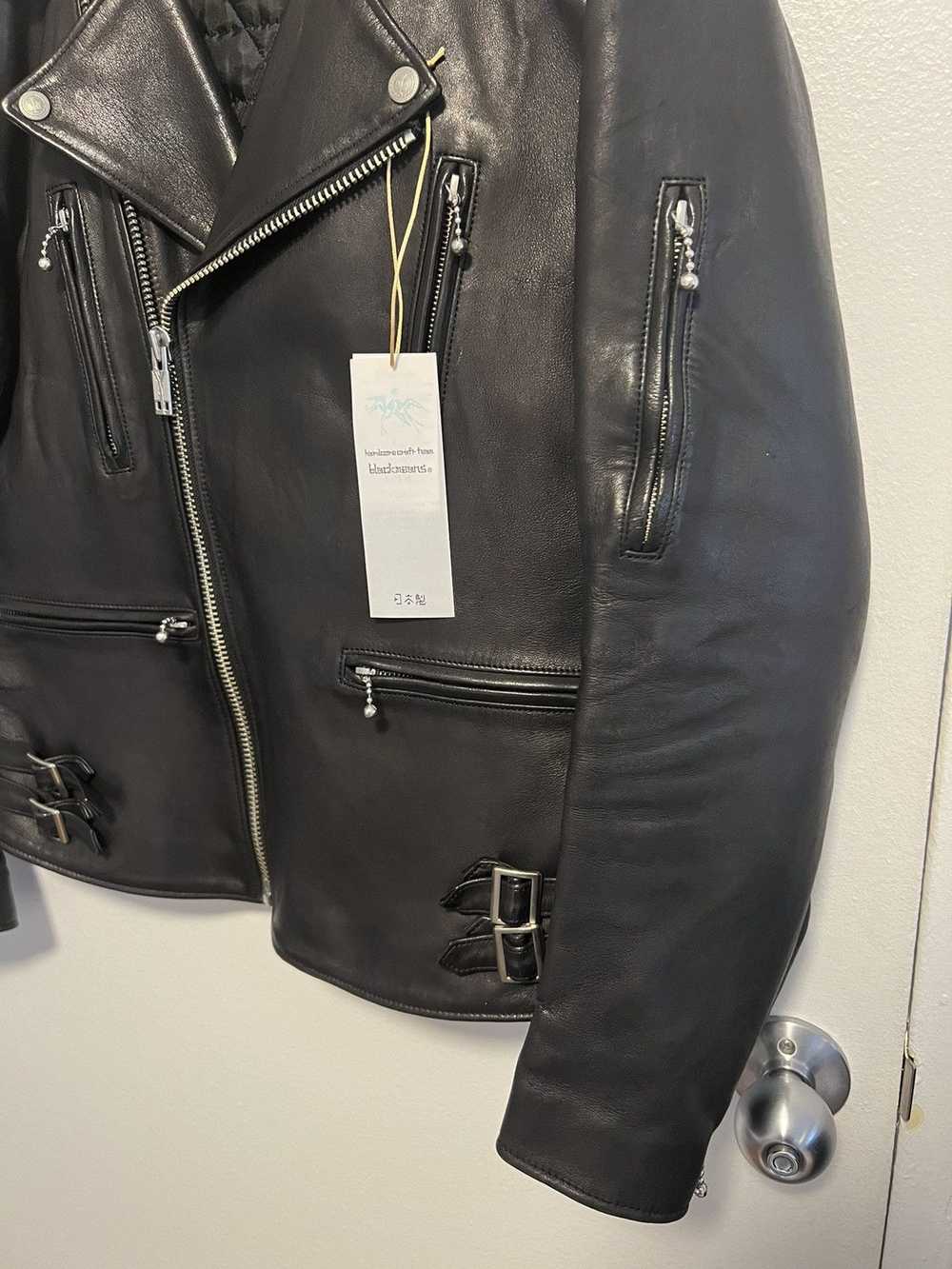Blackmeans Double Rider Leather Jacket - Size 5 - image 3
