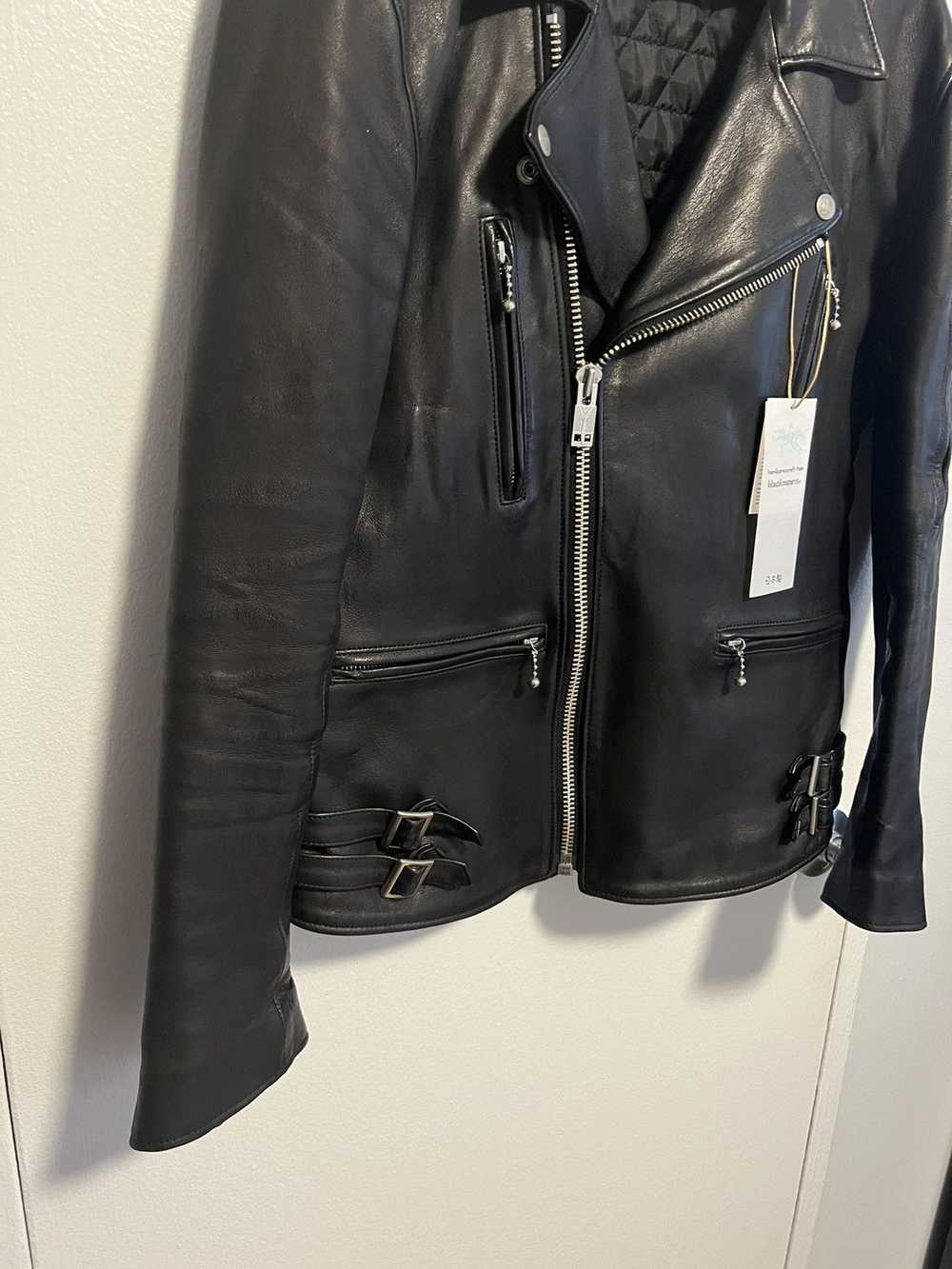 Blackmeans Double Rider Leather Jacket - Size 5 - image 4