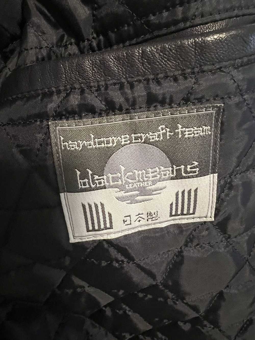 Blackmeans Double Rider Leather Jacket - Size 5 - image 7
