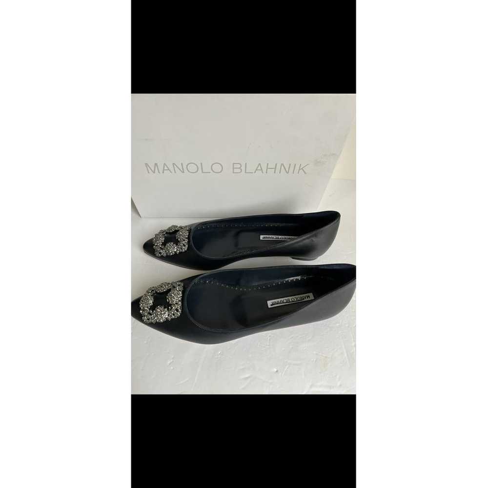 Manolo Blahnik Leather flats - image 5