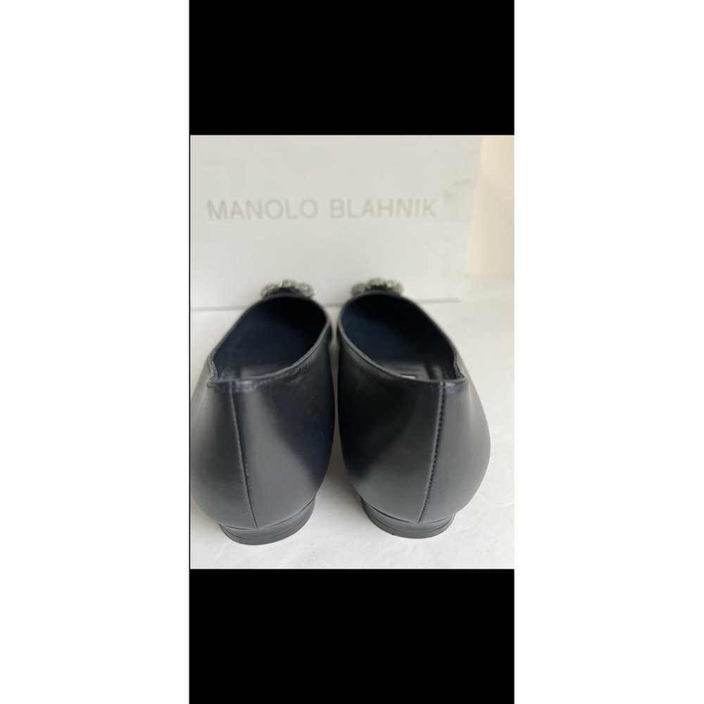 Manolo Blahnik Leather flats - image 6