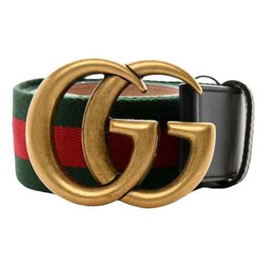 Gucci GG Buckle leather belt