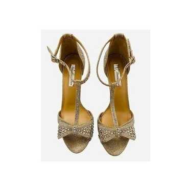 INC Crystal Open Toe with bow Sandals - image 1