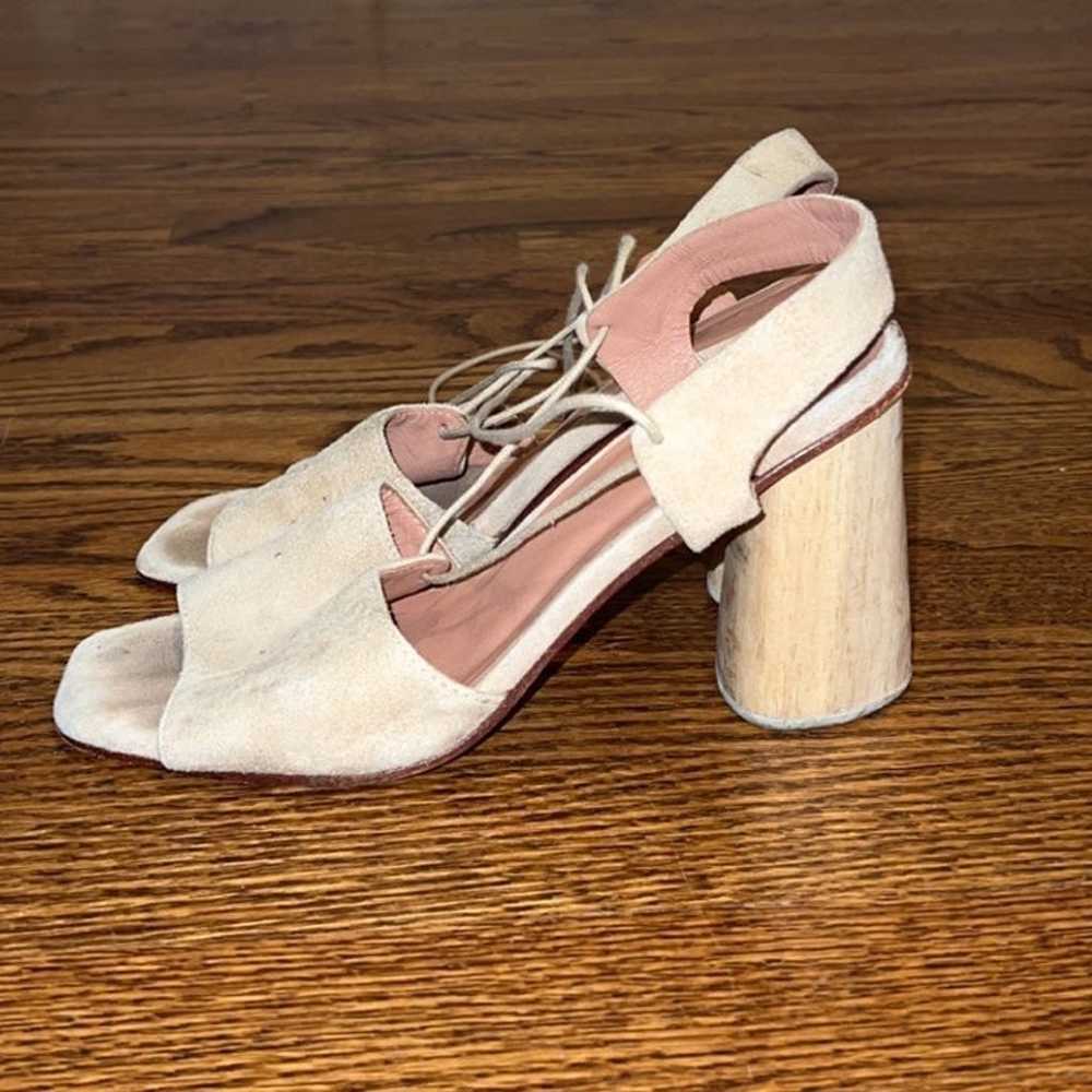 Rachel Comey Melrose Beige Suede Leather Sandals … - image 4