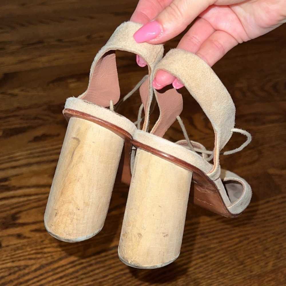 Rachel Comey Melrose Beige Suede Leather Sandals … - image 7